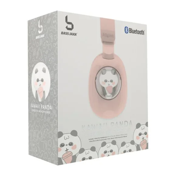 Kawaii Bluetooth® Wireless Headphones With Mic - Panda - Picture 4 of 6